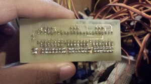 Shift Register Servo Driver Underside